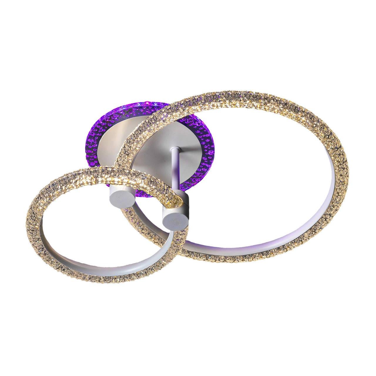 Люстра LED Svet SC-2123/2C WH PK/BU/PL48+8W Белый Люстра LED Svet SC-2123/2C WH PK/BU/PL48+8W Белый