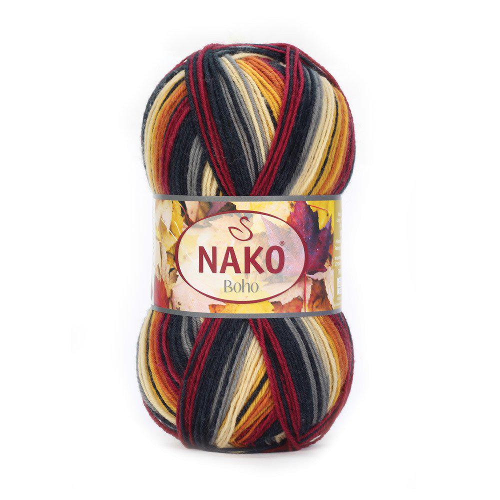Пряжа носочная Nako Boho Concept 82445 Autumn (2515)
