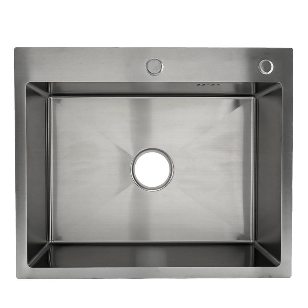 Мойка для кухни одинарная 6050-G сифон/дозатор/корзина PVD 3/0,8 мм 600x500x215 мм Grey (ID6050 -G) Мойка для кухни одинарная 6050-G сифон/дозатор/корзина PVD 3/0,8 мм 600x500x215 мм Grey (ID6050 -G)