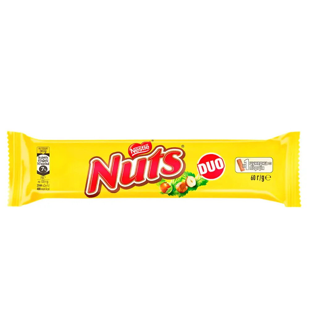 Батончик Nuts 60 г (39080224) Батончик Nuts 60 г (39080224)