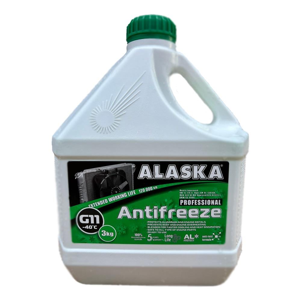Антифриз Аляска -40°C G11 3 л Зеленый (151)