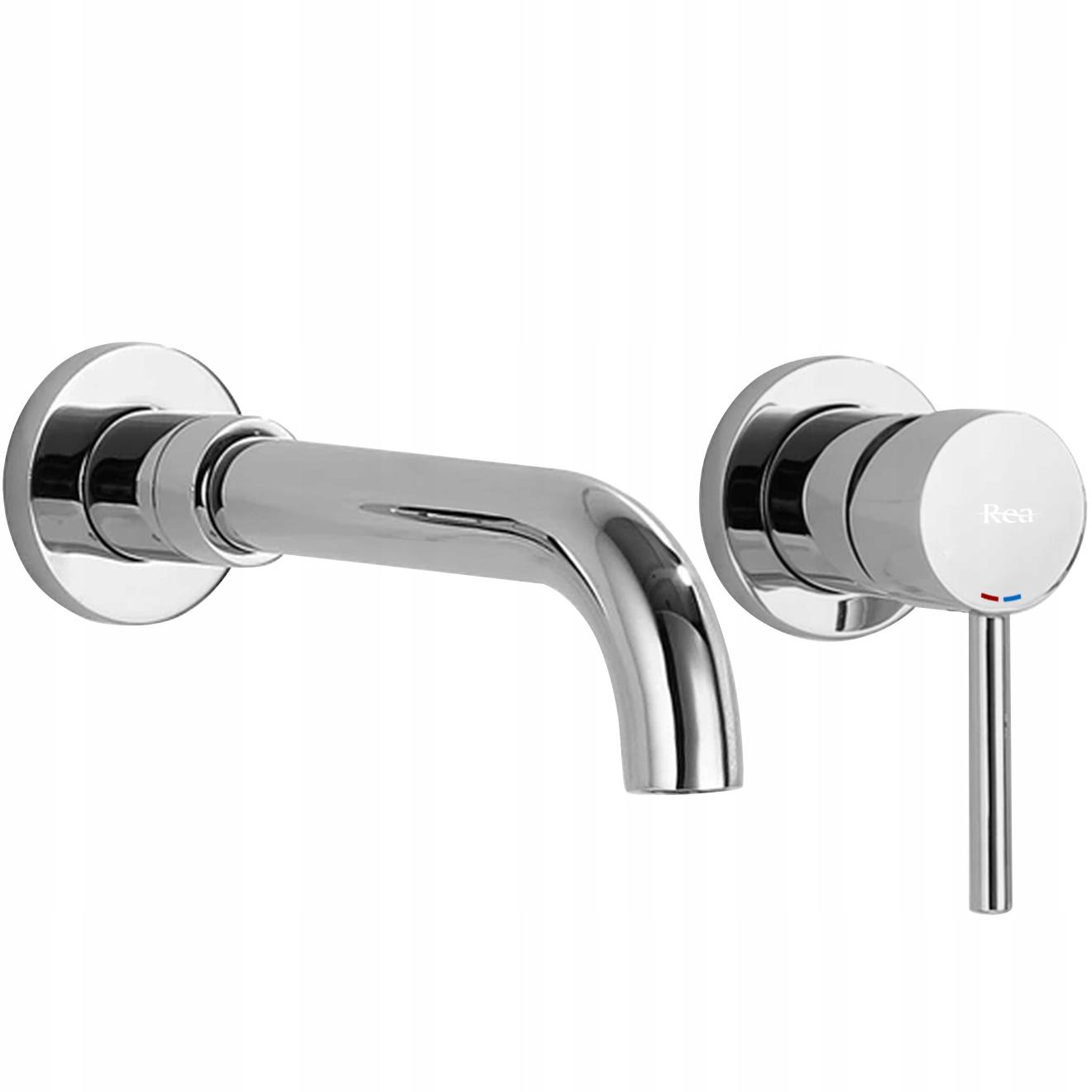 Смеситель для умывальника CUBO REA LUNGO LONG B0369 reac-00000000444 настенный однорычажный Хром (165414)
