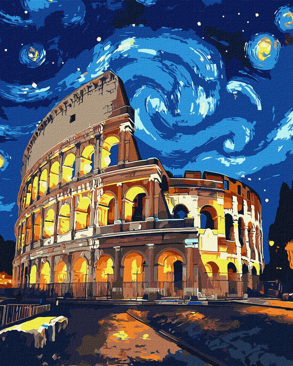 Картина по номерам Ideyka Ночь в Риме 40х50 см (2904697885)