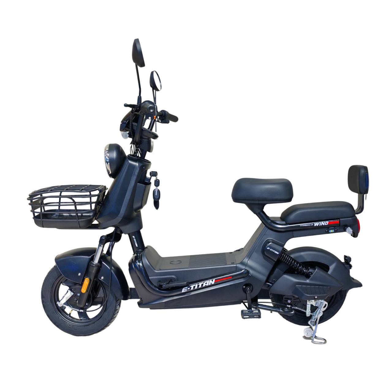 Электроскутер E-Titan Wind 14" Черный