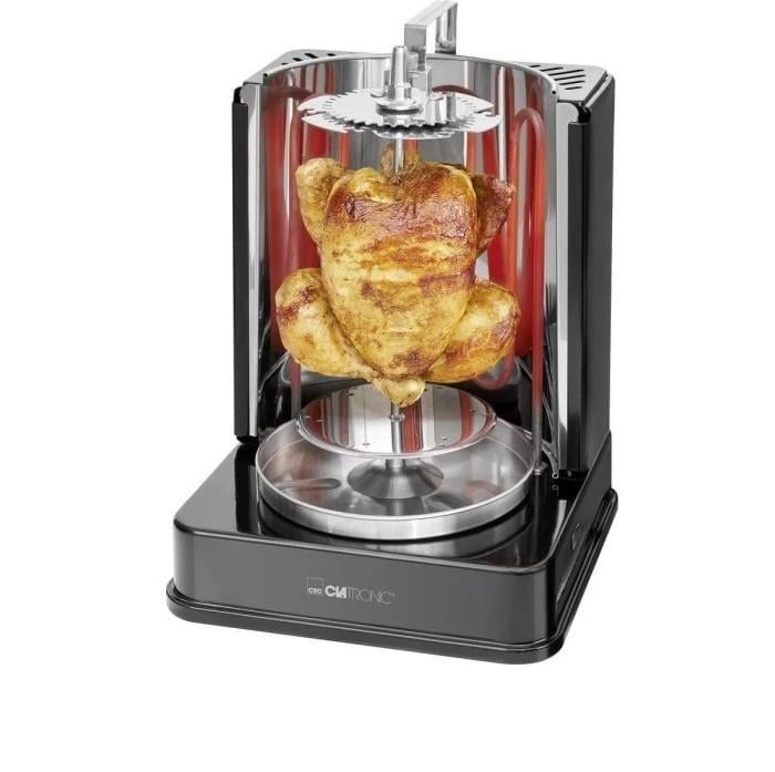 Электрошашлычница Clatronic DVG 3686 1400 Вт вертикальная мультигриль, 6 шампуров, вертел (2840088138)