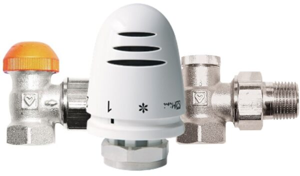 Комплект радіаторний термостатичний HERZ MINI TS-98-V 1/2" кутовий