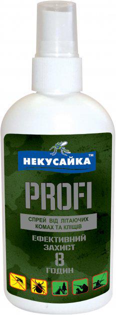 Засіб від комарів і кліщів Некусайка PROFI лосьйон-спрей 100 мл