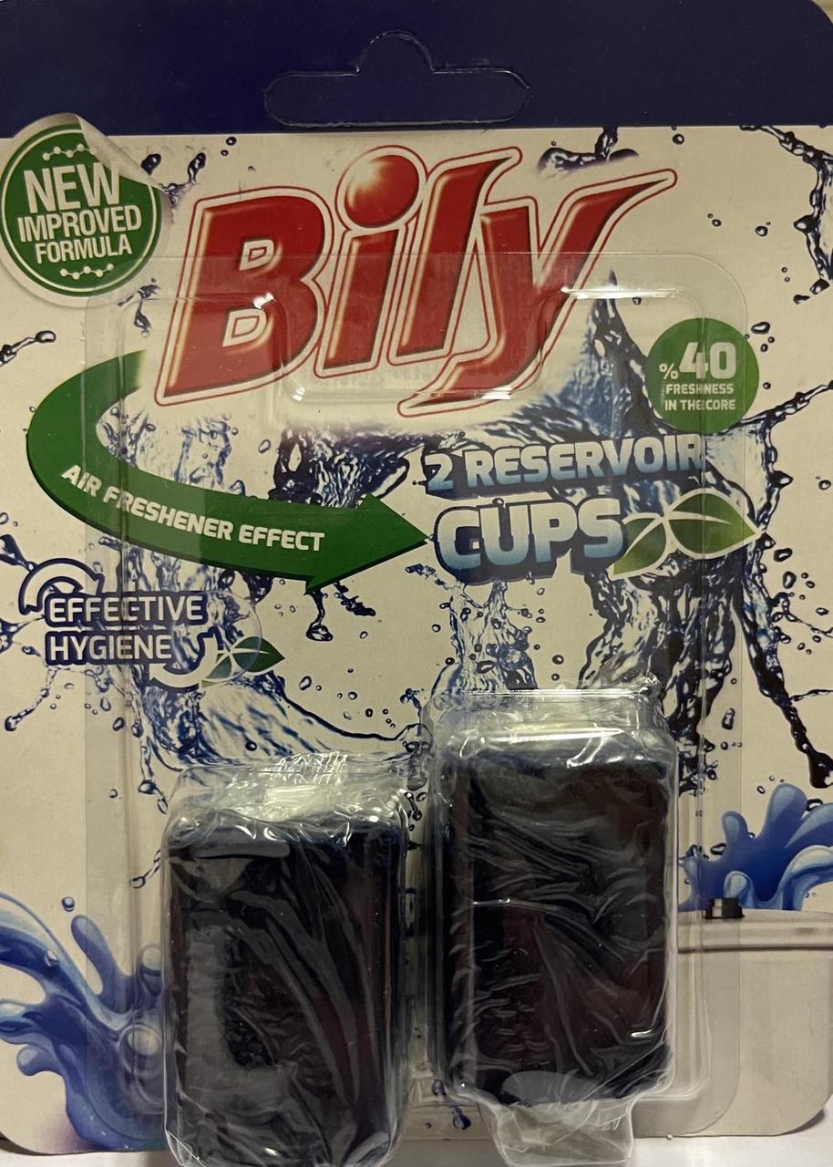 Таблетки для бачка унитаза Bily 2 шт. 100 г Таблетки для бачка унитаза Bily 2 шт. 100 г