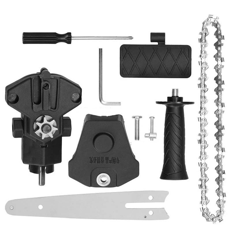 Ланцюгова насадка пила на дриль 4" та захисні окуляри Ланцюгова насадка пила на дриль 4" та захисні окуляри