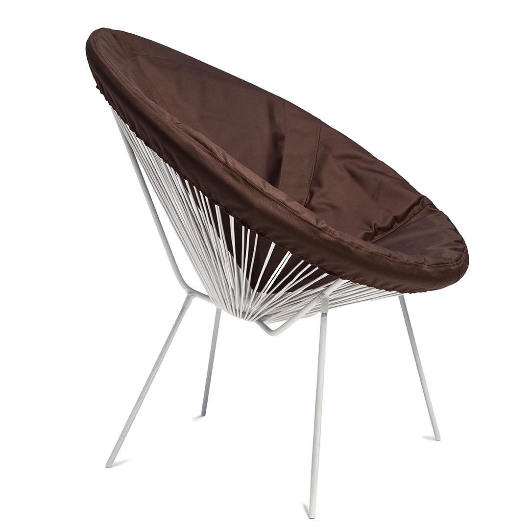 Кресло-стул садовый с подушкой-чехлом Acapulco из искусственного ротанга до 120 кг из Коричневый (2675155567) - фото 4 Кресло-стул садовый с подушкой-чехлом Acapulco из искусственного ротанга до 120 кг из Коричневый (2675155567) - фото 4