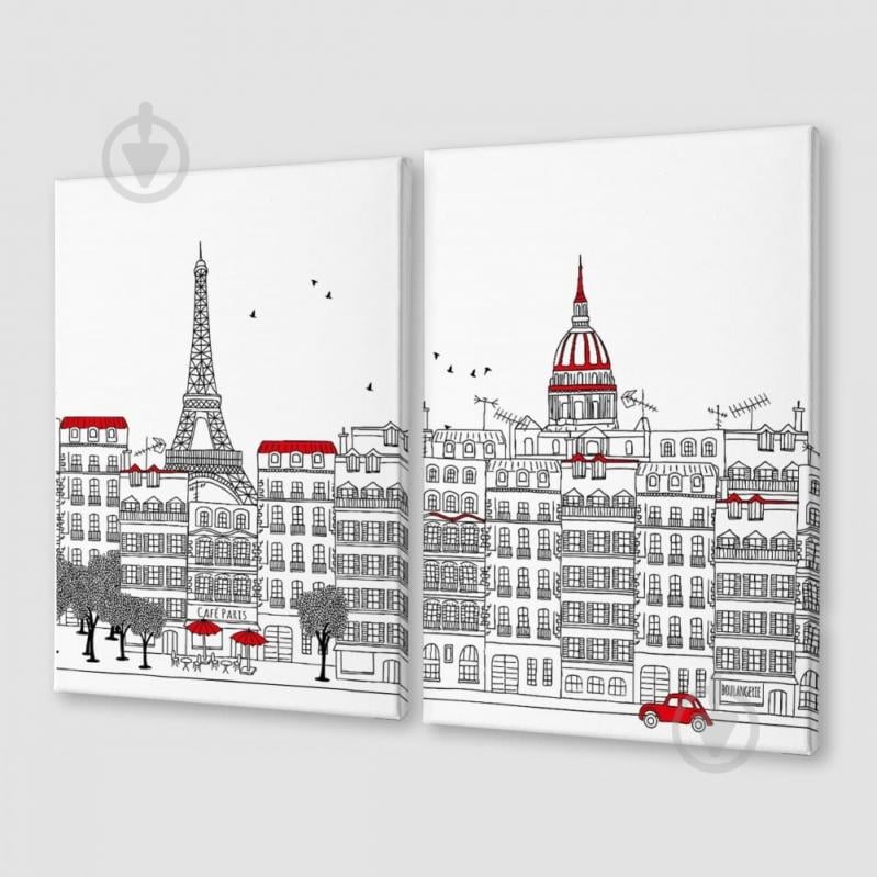 Модульная картина из двух частей Paris Malevich Store 153x100 см (MK21218)