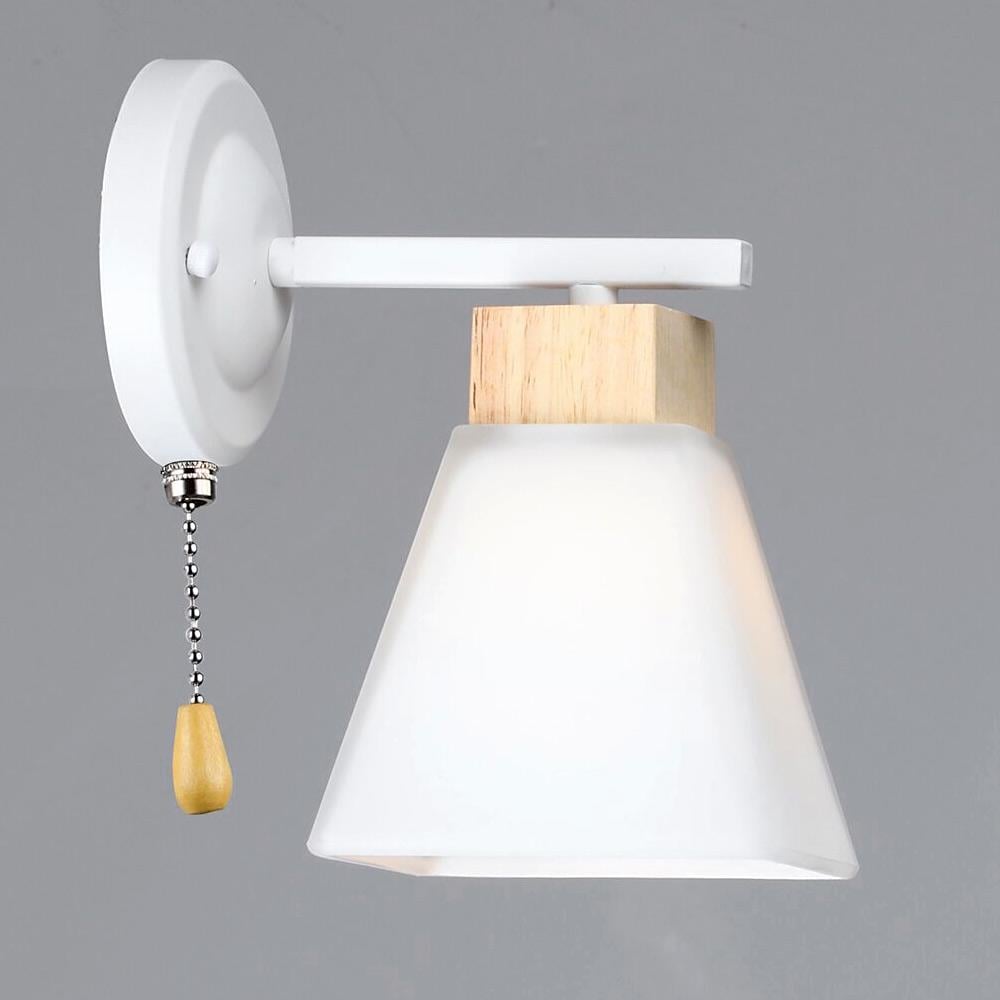 Світильник настінний Light House SRS-20399/1W Білий/Дерево