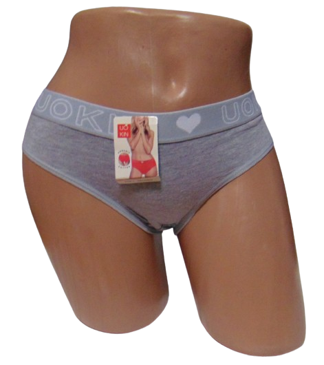 Трусы Uokin 6933 с широкой резинкой L Серый