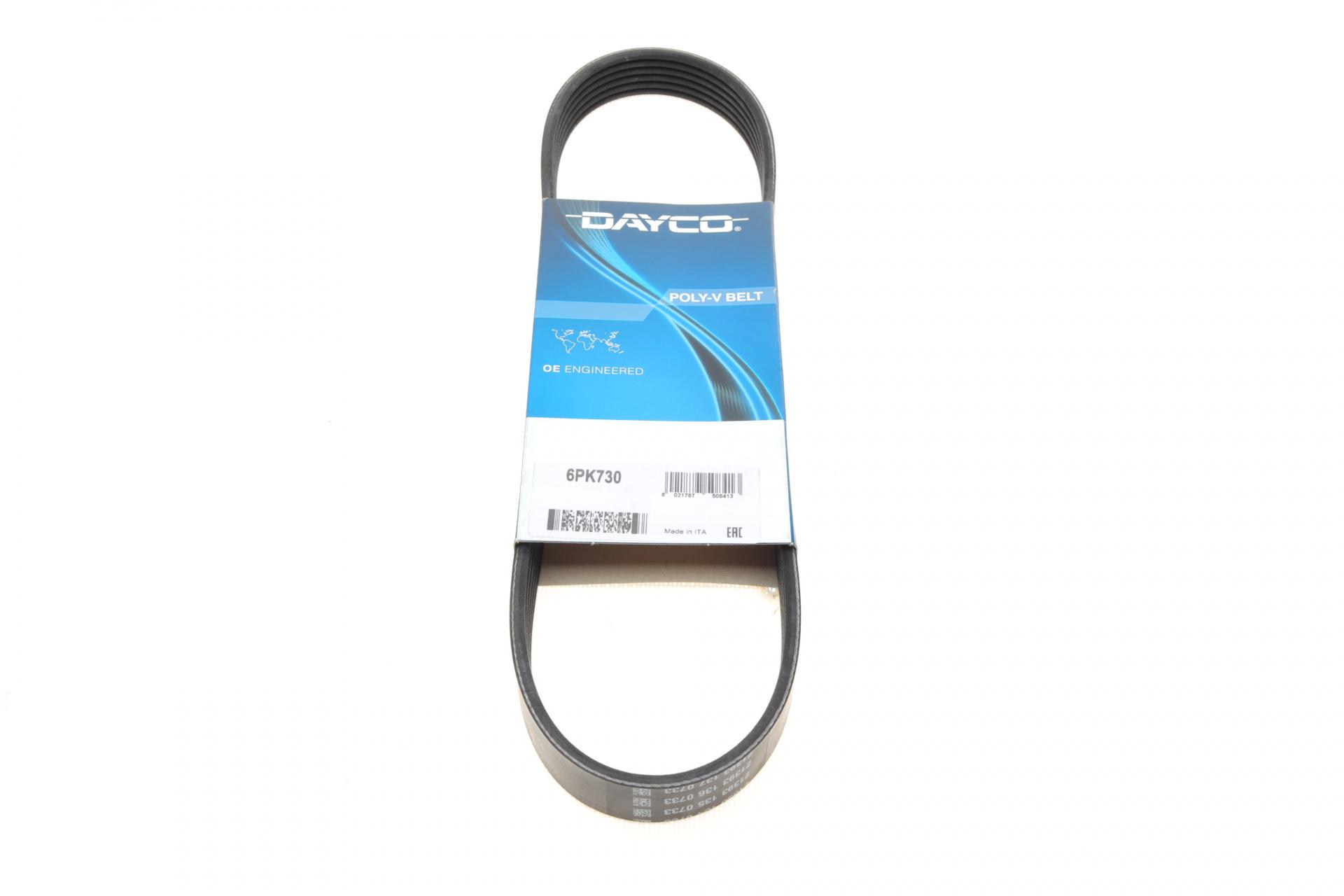 Ремень генератора DAYCO Citroen Berlingo/Fiat Ducato 1.9 D/TD 96-03 (6PK730)