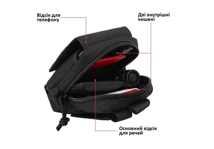 Итог-органайзер для телефона/документов и личных вещей MOLLE Койот (EF-0904-C) - фото 5 Итог-органайзер для телефона/документов и личных вещей MOLLE Койот (EF-0904-C) - фото 5