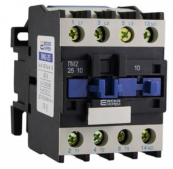 Контактор-пускатель АСКО-Укрем ПМ 2-25-10 Q7 LC1-D2510 25А 380 B 1NO (A0040010079)