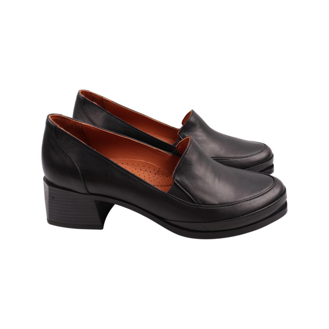 Туфли женские Phany из кожи р. 36 Черный (263-22DTC)