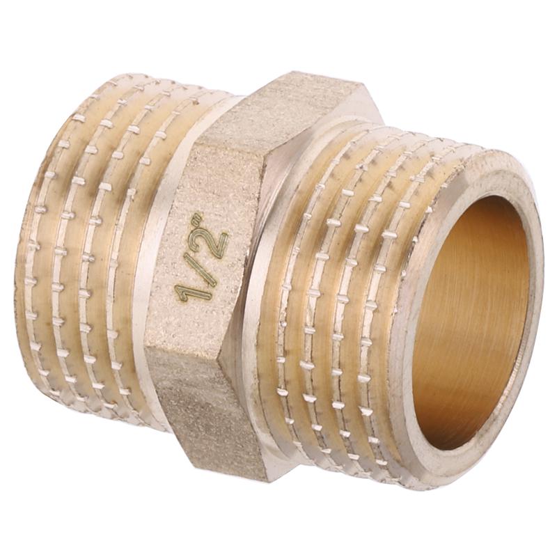 Ниппель KOER KR2989 латунь наружная-наружная 1/2" (75667)