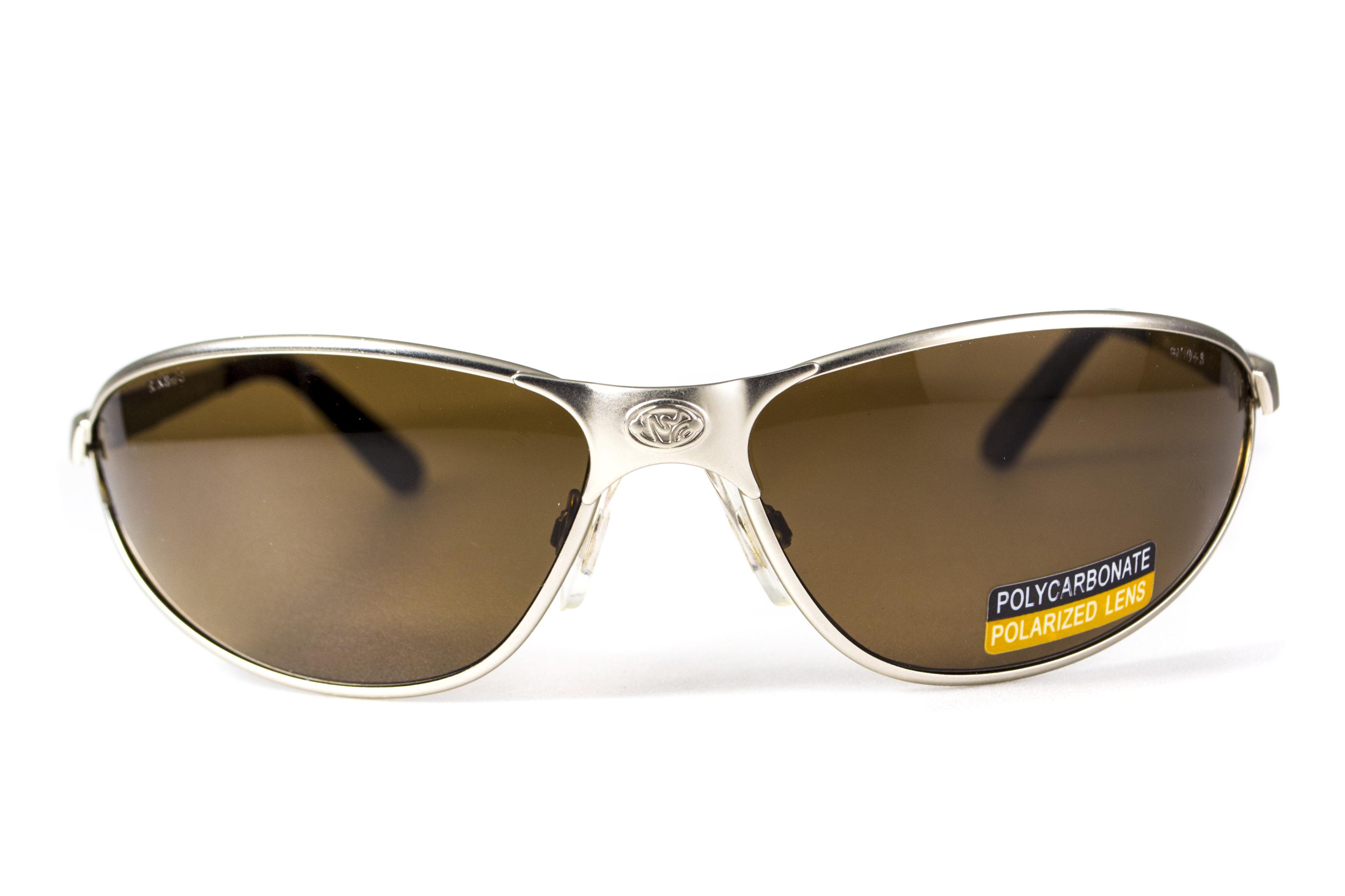 Окуляри захисні RHINO i-Beamz Polarized Brown/Black - фото 3