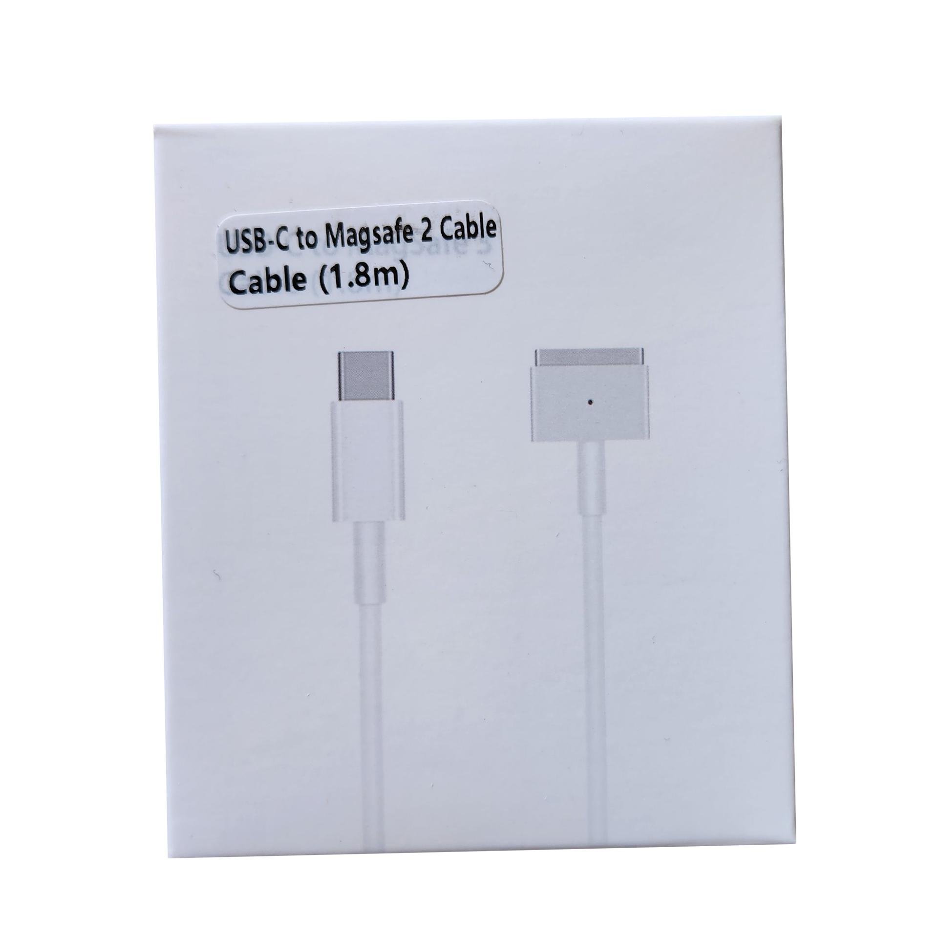 Зарядний кабель USB Type-C / MagSafe 2 (T-тип) 45W|60W|85W|100W для MacBook Air (2012-2017) / MacBook Pro 15" (2012-2015) / MacBook Pro 13" (2012-2015) - фото 6