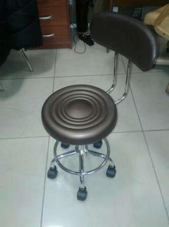 Стул мастера со спинкой Черный - фото 3