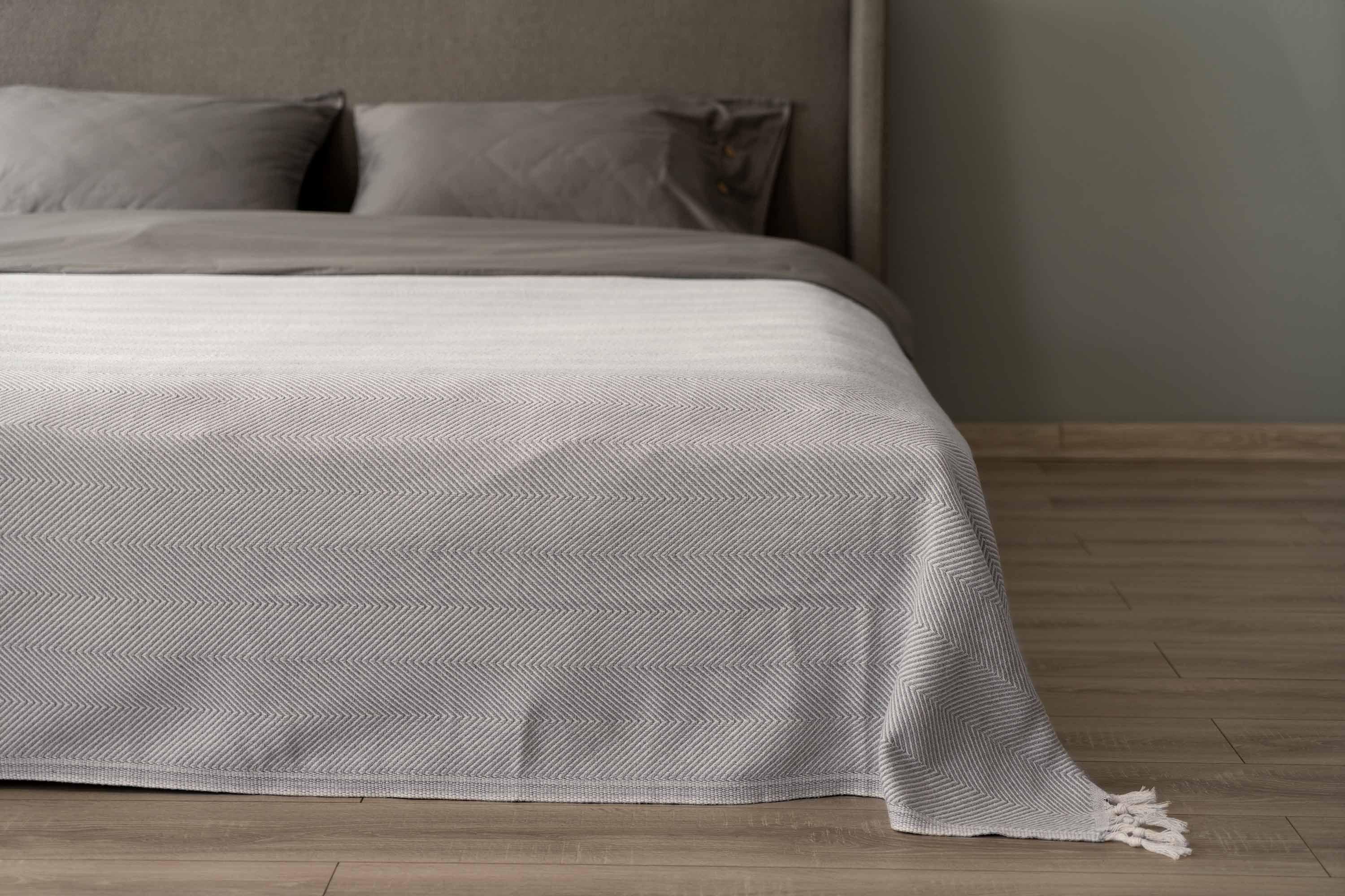 Плед Ardesto Summer 140х190 см з китицями Сірий (ART0915SG) - фото 8