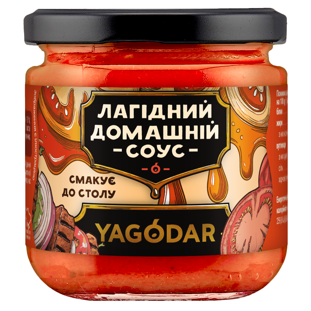 Набор соусов YAGODAR Кроткий томатный 2 кг 12 шт.