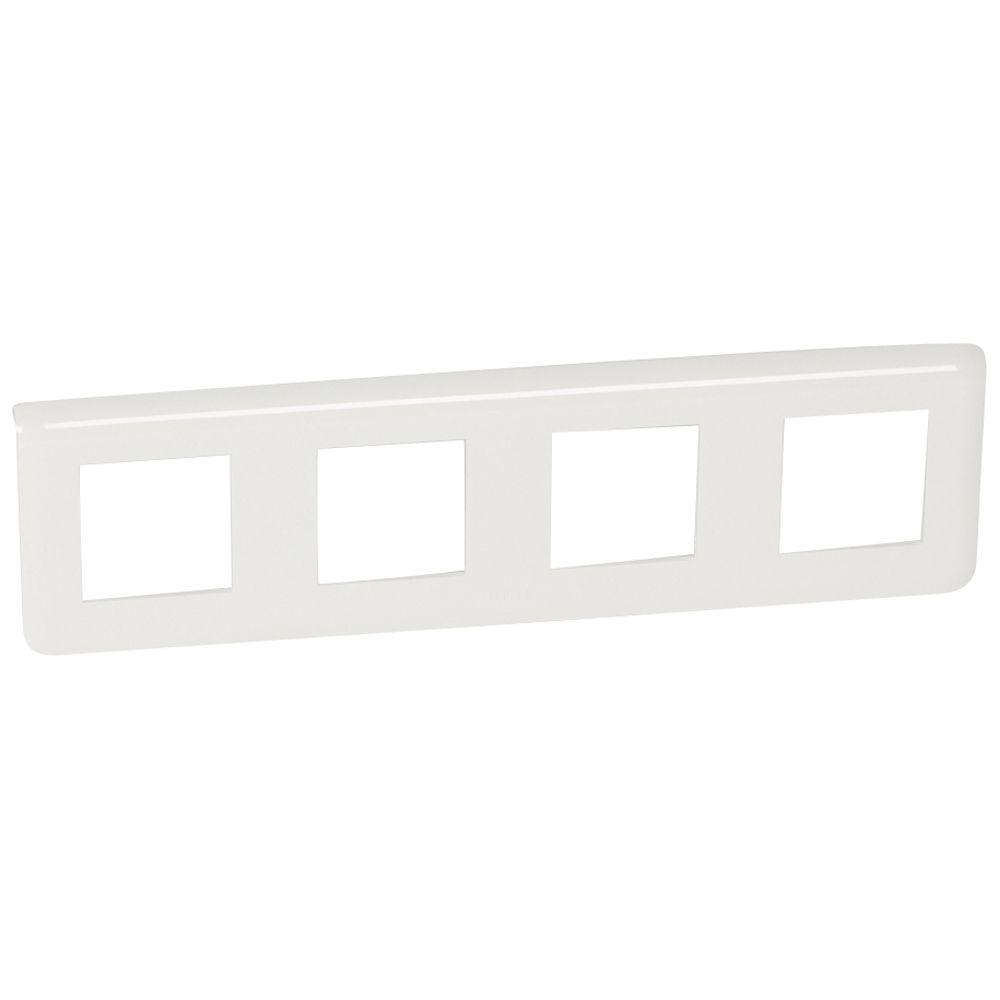 Рамка Legrand Mosaic 4х2 модуля горизонтальная Белый (078808L)