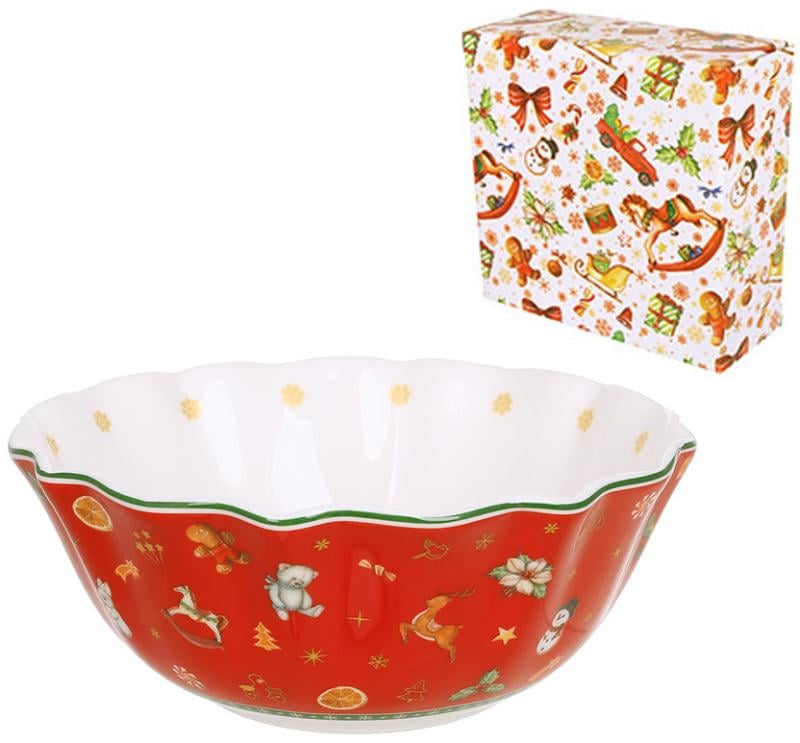 Піала порцелянова Святковий Флер 500 мл Червоний - фото 2 Піала порцелянова Святковий Флер 500 мл Червоний - фото 2