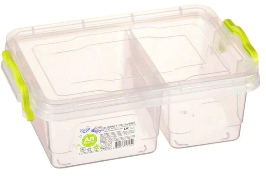 Контейнер пищевой двойной Ал-Пластик №2 0,42/0,61 л