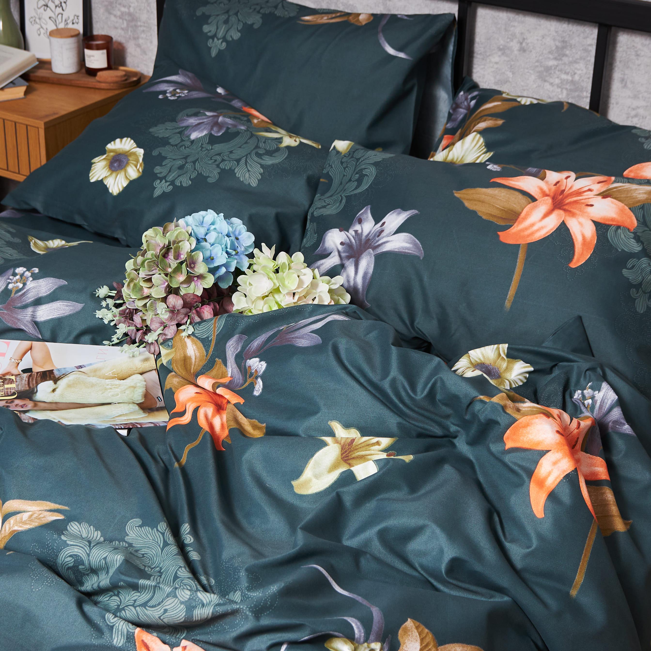 Набор наволочек Moon&Star Premium Floral Nocturne микросатин 70х70 м/2 шт. (MS-840001079) - фото 4 Набор наволочек Moon&Star Premium Floral Nocturne микросатин 70х70 м/2 шт. (MS-840001079) - фото 4