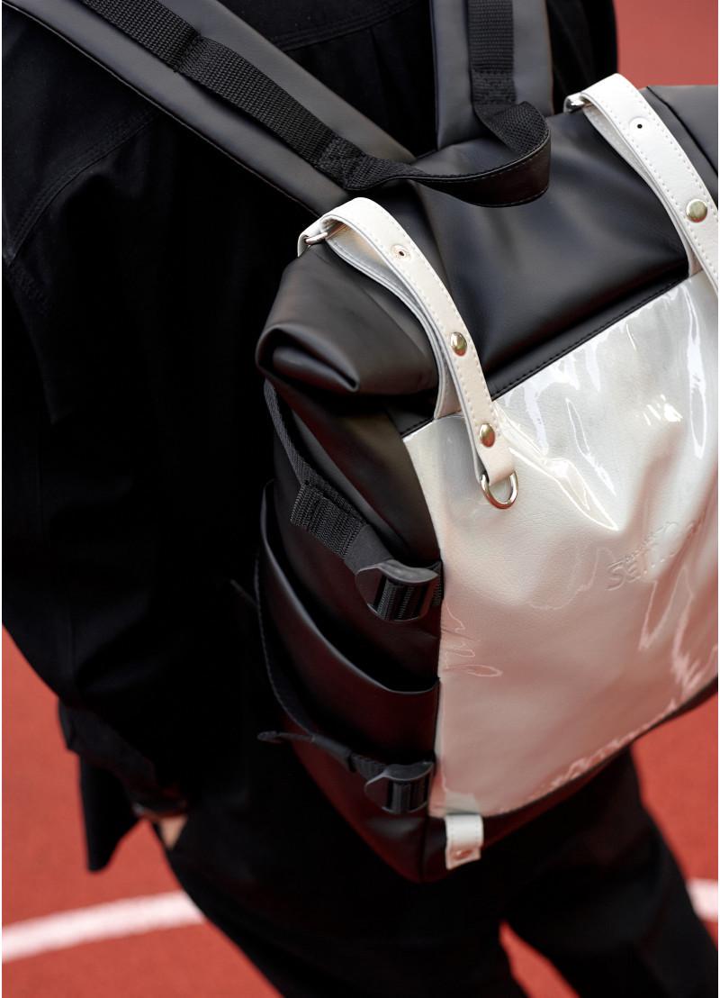 Рюкзак мужской Sambag RollTop Hacking Черно-серый (15379011e) - фото 12 Рюкзак мужской Sambag RollTop Hacking Черно-серый (15379011e) - фото 12