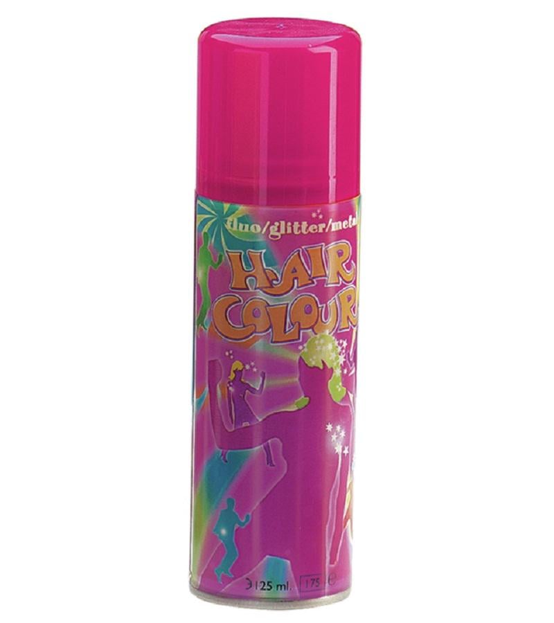 Спрей фарба для волосся Sibel Fluo Hair Color флуоресцентний 125 мл Рожевий (230000-06)