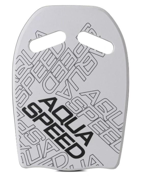 Доска для плавания Aqua Speed Wave KICKBOARD 3970 43х28х3,6 см Серый (6936116101709)