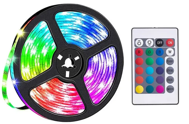 Світлодіодна стрічка RGB 5050 з Bluetooth та мікрофоном 5 м (7995) Світлодіодна стрічка RGB 5050 з Bluetooth та мікрофоном 5 м (7995)