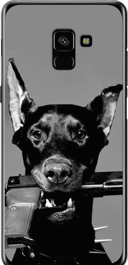 Чехол на Samsung Galaxy A8 Plus 2018 A730F Доберман (2745u-1345-42517)