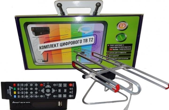 Тюнер DVB-T2/антенна улучшенная