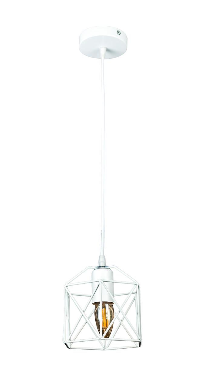 Подвесной светильник Levistella 756PR101F-1 Лофт с металлическим плафоном Белый (1887931027)