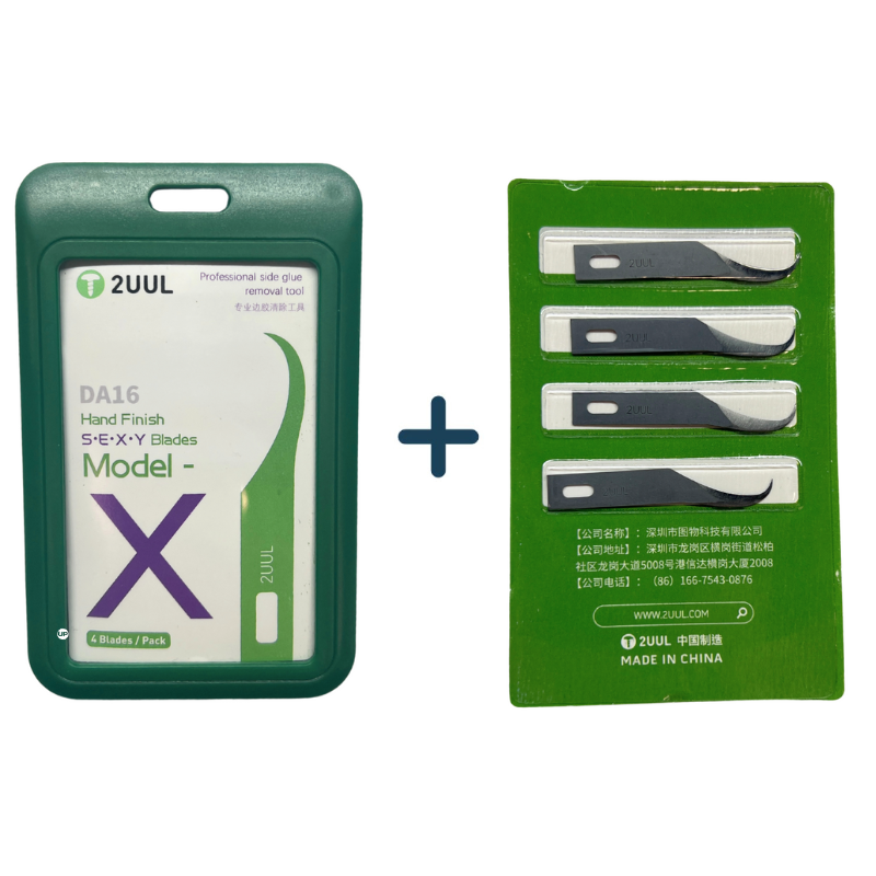 Набір лез для BGA мікросхем компаунда 2UUL DA14 X без ручки та 4 леза (Dp193)