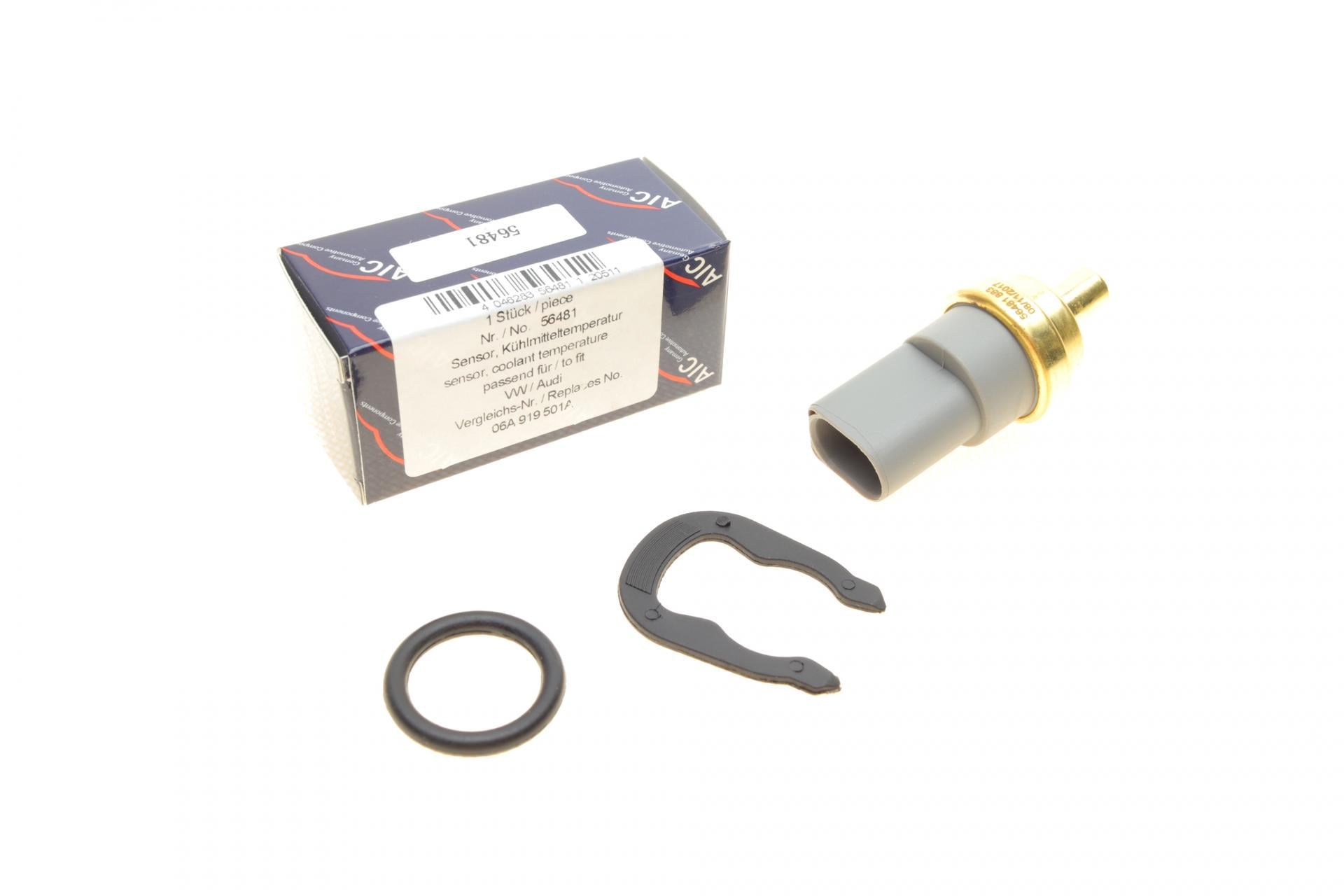 Датчик Aic температуры охлаждающей жидкости Audi A4/A6/Q7/Skoda Octavia/VW Caddy/Passat/T5/Crafter 95- с прокладкой (56481)