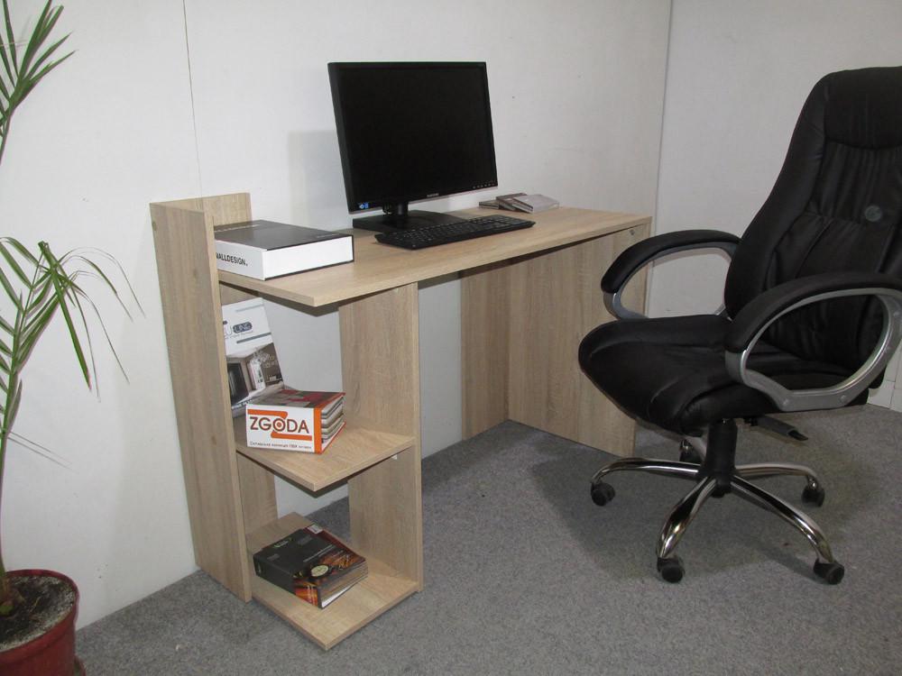 Cтіл комп'ютерний з 2 полицями М-ЗОН Джеко 1200/12 Німфея Альба (MZN-031019) - фото 4