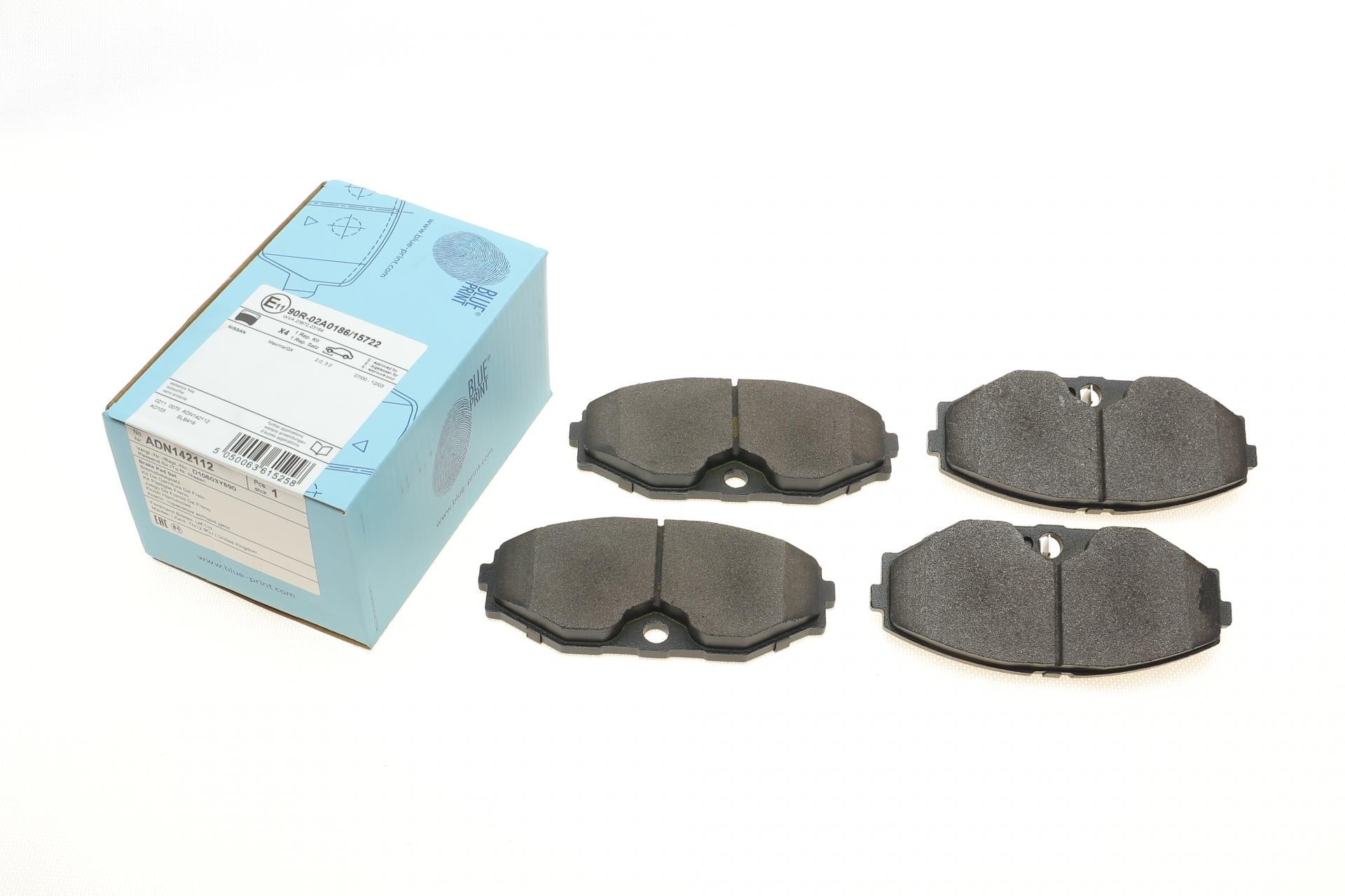 Колодки тормозные передние BLUE PRINT для Nissan Maxima 2.0-3.0 V6 24V 00-03 (ADN142112)