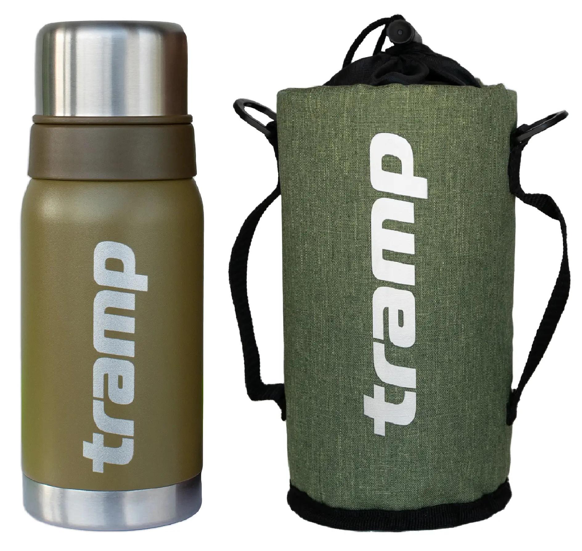 Термос Tramp Expedition 0,5 л + термочехол Olive (STAN-05OLV)