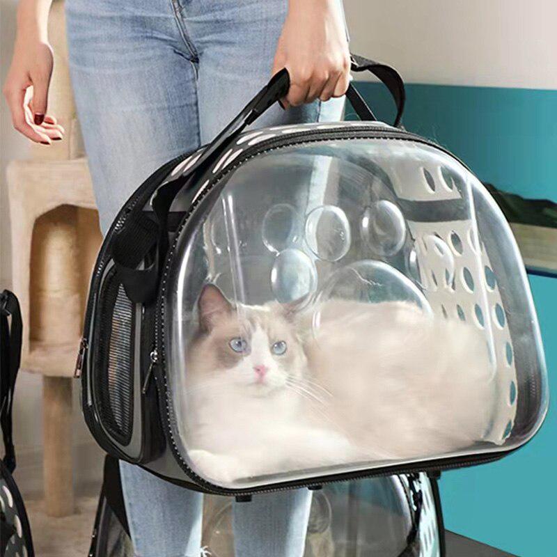 Сумка-переноска для транспортування тваринок Сірий (HA-930) - фото 4 Сумка-переноска для транспортування тваринок Сірий (HA-930) - фото 4