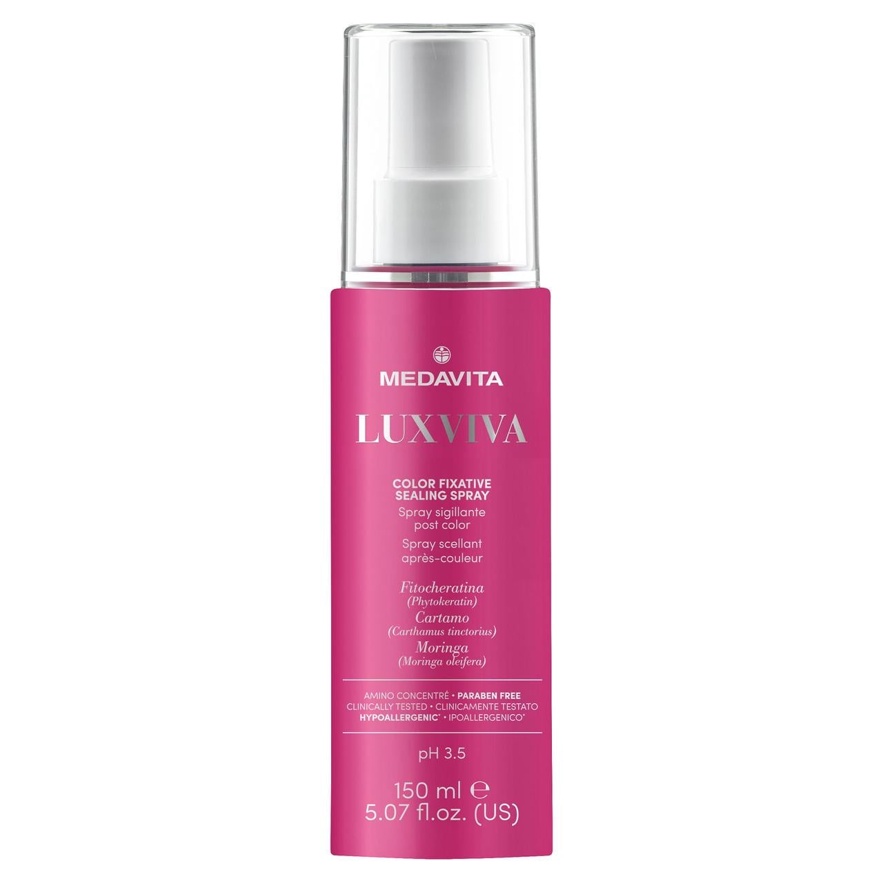 Спрей для запечатывания кутикулы окрашенных волос Medavita Luxviva Color Fixative Sealing Spray глянцевый (02486) Спрей для запечатывания кутикулы окрашенных волос Medavita Luxviva Color Fixative Sealing Spray глянцевый (02486)