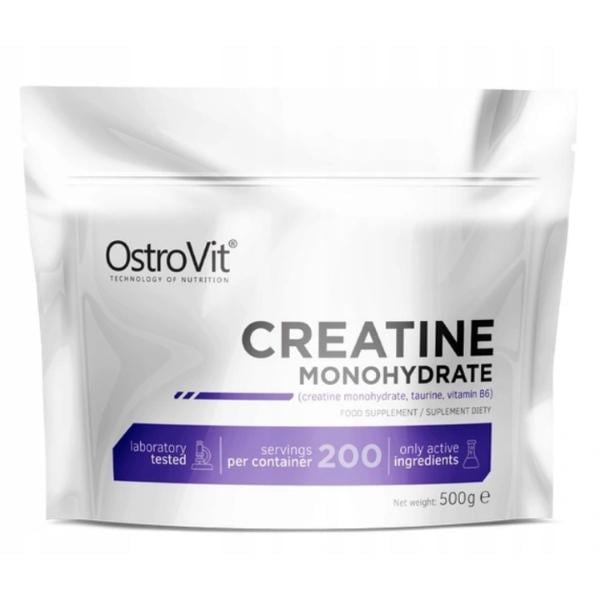 Креатин моногідрат Ostrovit Creatine Monohydrate 500 г 200 порцій (000021004) - фото 1