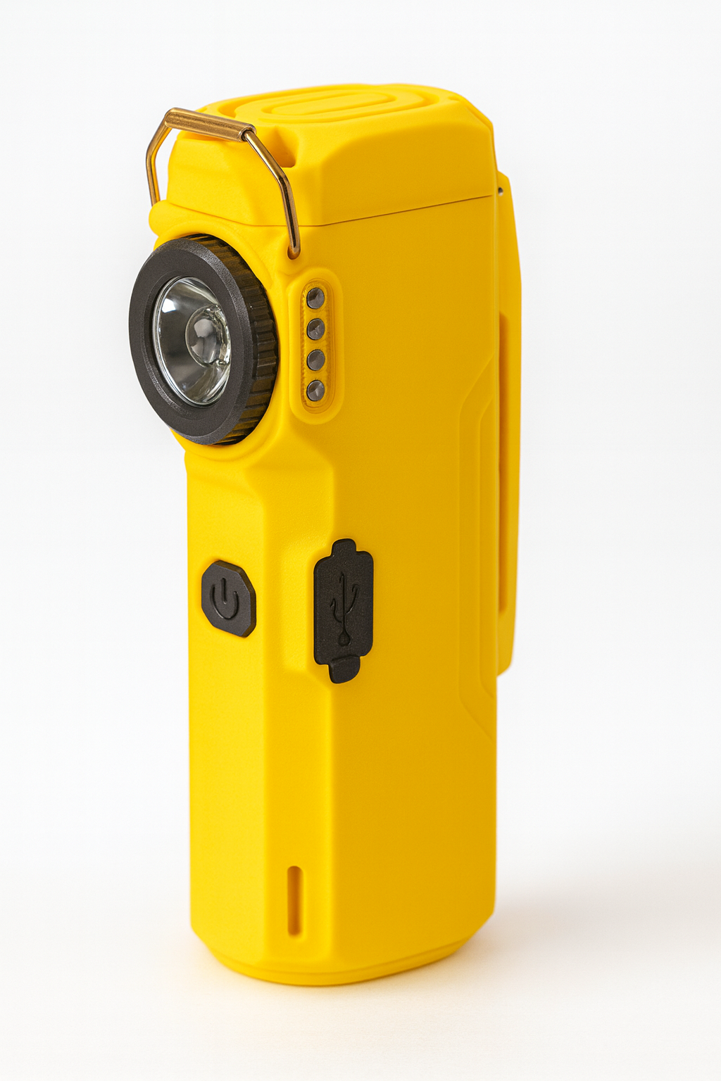 Фонарь ручной MULTIFUNCTIONAL D51-SMD с индикацией заряда Уellow (30651842)