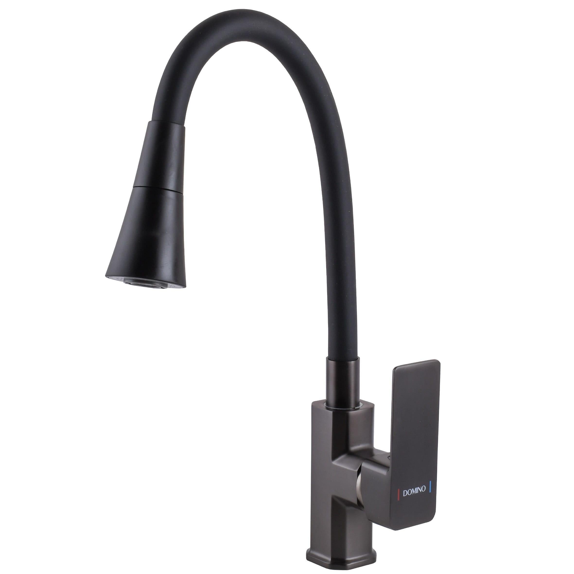 Смеситель кухонный DOMINO Malibu DMM-203LM-GP-B01 с гибким изливом Графит матовый (37463202)