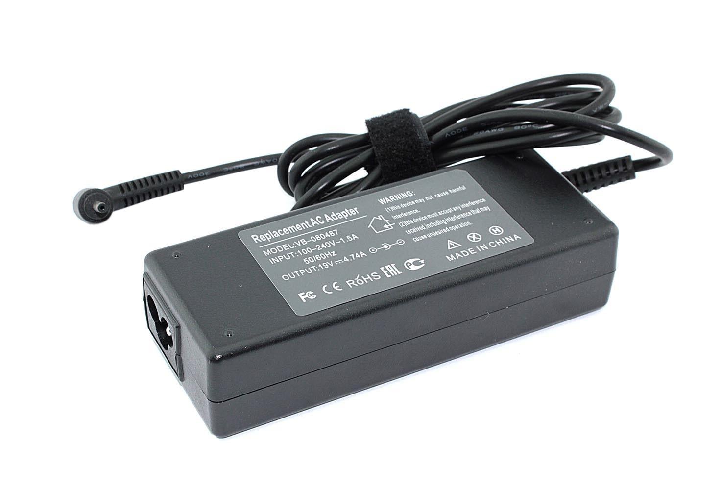 Блок питания для ноутбука Acer 90W 19V 4,74A 3,0x1,1 мм (080487)