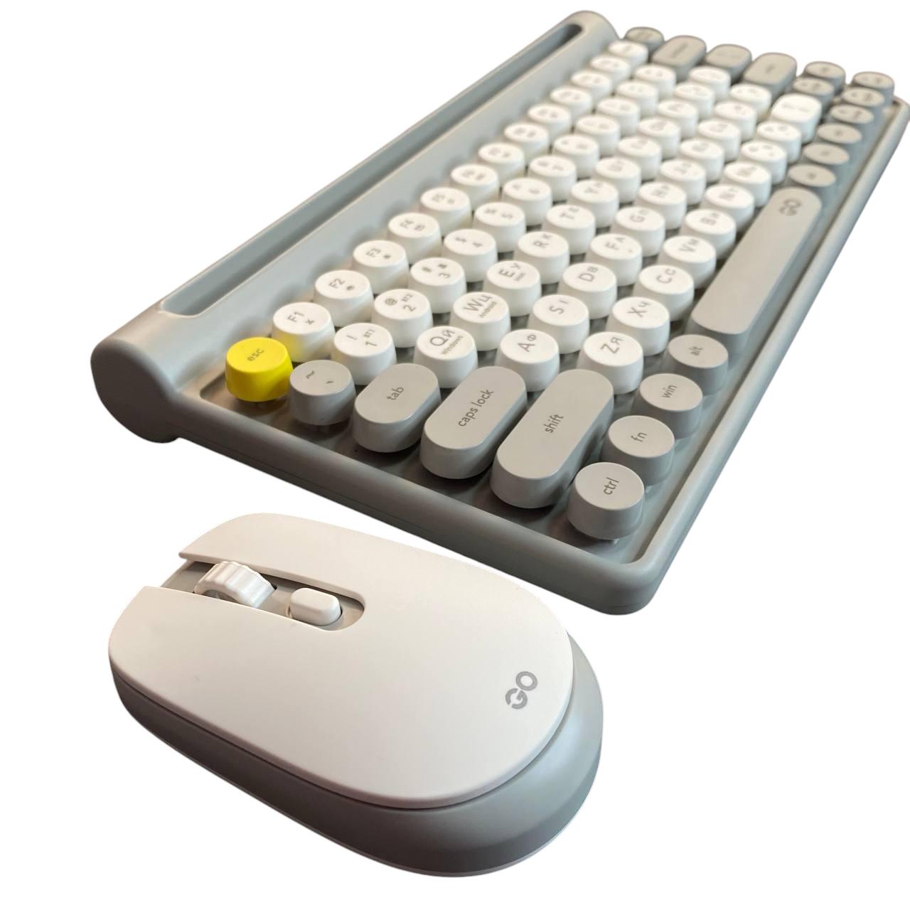 Клавиатура и мышка беспроводная Bluetooth Fantech Go WK896 Серый - фото 7 Клавиатура и мышка беспроводная Bluetooth Fantech Go WK896 Серый - фото 7